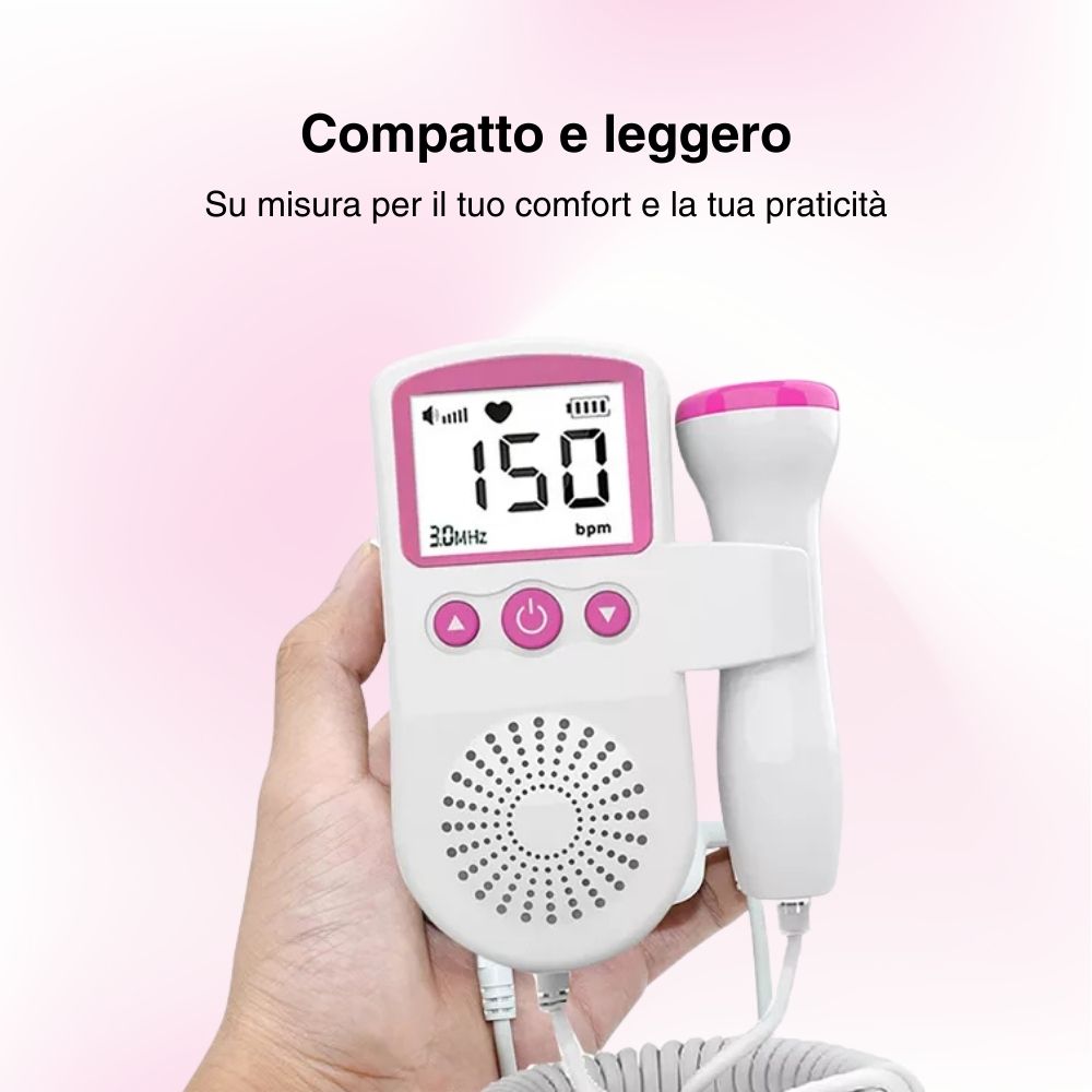 Cardiofrequenzimetro Fetale Doppler per Gravidanza